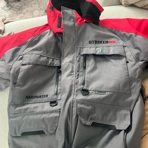Men's Gray and Red fishing jacket